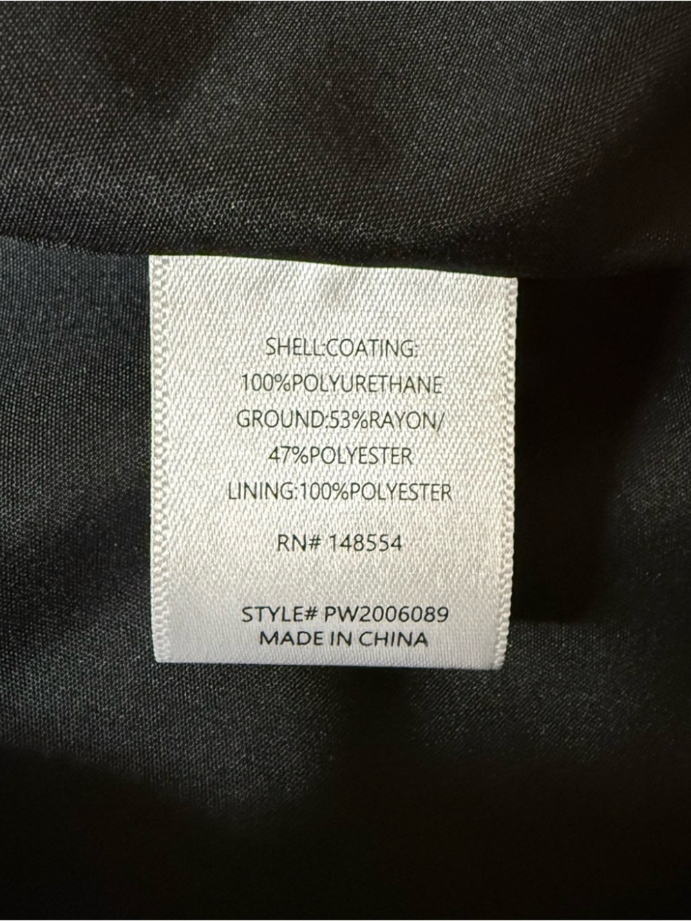 Indigo Rising Crocodile Print Faux Leather Mini Skirt Black Textured Size Large - Picture 5 of 7